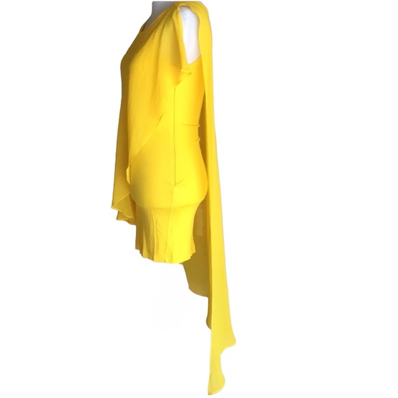 💛BeBe Bright Yellow Goddess Dress 💛 - Picture 5 of 8